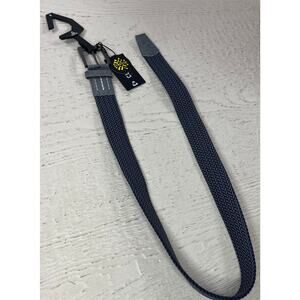 Cuater Stretch Woven Belt Size Small Navy Gray Braided Mens Golf Casual NEW!!!
